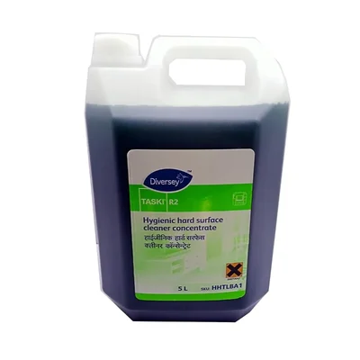 Diversey Taski R2 5L Concentrated Hard Surface & Glass Cleaner Sanitizer Professional Grade Hygiene Solution