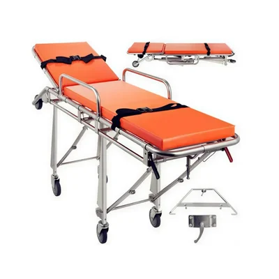 ConXport White PE Autoloader Ambulance Collapsible Stretcher 2030x560x820mm