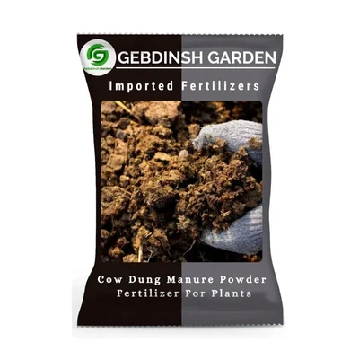 GEBDINSH 2 kg Cow Dung Manure Nitrogen Rich Compost (1 Pc) for Plant Growth