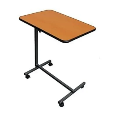 ConXport Black Hydraulic Overbed Hospital Table 750x350x820mm T S Frame