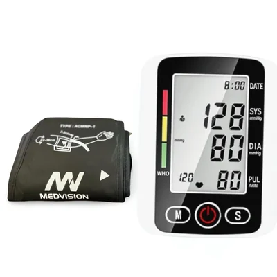 Medvision Digital Blood Pressure Monitor CDSCO approved or Clinic, Home Monitoring Machine Precise, Compact, Portable