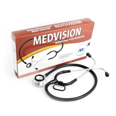 Medvision Micro One Stethoscope Aluminium Chest Piece Brass Frame