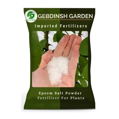 GEBDINSH Epsom Salt Powder 5 KG for Lush Foliage - Magnesium Sulfate Boost