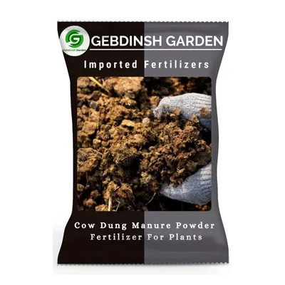 GEBDINSH Cow Dung Manure Powder 5 KG Soil Fertilizer for Organic Plant Growth - Fully Composted