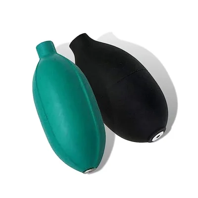 Medvision Oval BP Bulb Pack of 2 Premium Rubber Palm Fit Puncture Proof