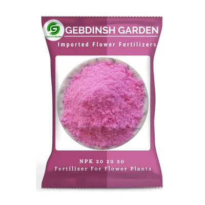 GEBDINSH NPK 20 20 20 Powder 2 KG Plant Fertilizer for Balanced Growth and Equal Ratio NPK