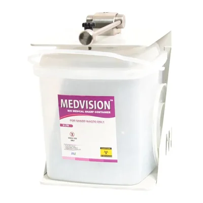 Medvision 3000 ml Manual Hand Lever Needle Hub Cutter Stainless Fittings