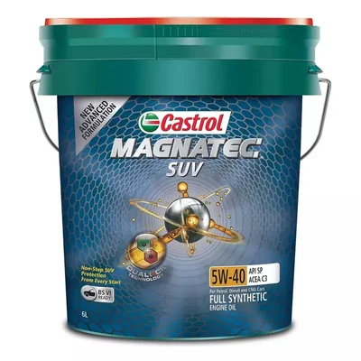 Castrol MAGNATEC SUV 5W-40 6L Synthetic Engine Oil BMW Mitsubishi Tata Kiger