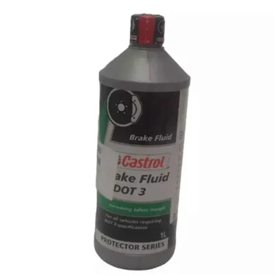 Castrol DOT 3 Brake Fluid 1 Ltr High performance Hydraulic Braking Fluid for Automotive Braking System