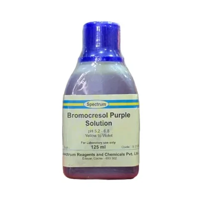 Medvision Spectrum Bromocresol Purple Solution 125ml Lab Indicator