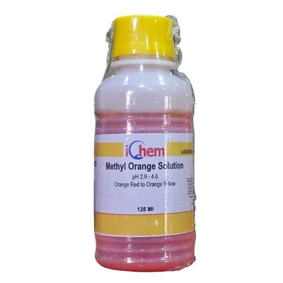 ICHEM Methyl Orange Solution 125ML Lab Indicator Reagent