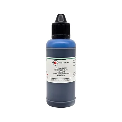 MOLYCHEM Methylene Blue Alkaline Lofflers Staining Solution 125ml Lab Use