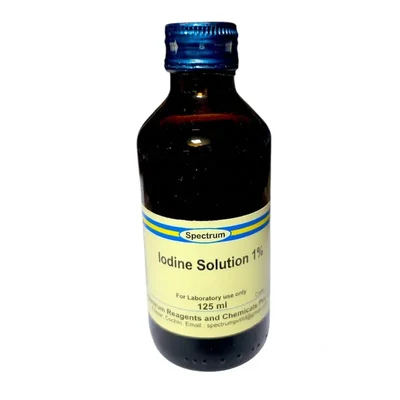 SPECTRUM Iodine Solution 1% 125ml Laboratory Reagent