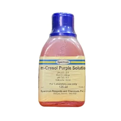 SPECTRUM m-Cresol Purple Solution 125ML Laboratory pH Indicator