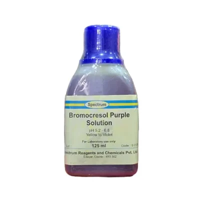 SPECTRUM Bromocresol Purple Solution 125ML Laboratory pH Indicator