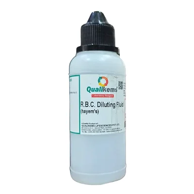 QUALIKEMS RBC Diluting Fluid Hayem 125ML Laboratory Hematology Reagent