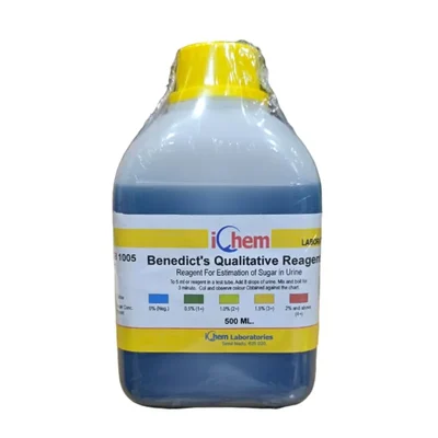 ICHEM Benedict's Reagent Qualitative 500ML Laboratory Sugar Test Solution