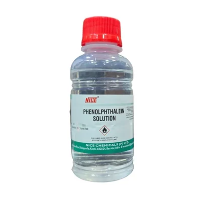 NICE Phenolphthalein Solution 125ml Clear Liquid Laboratory Grade Indicator