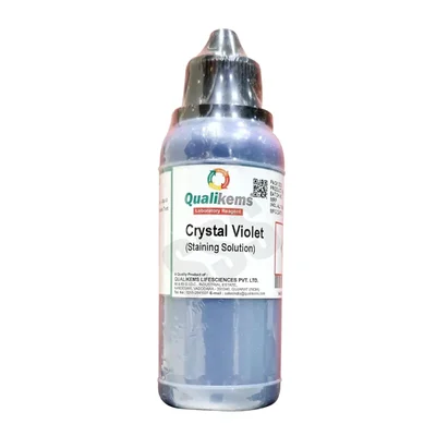 QUALIKEMS Crystal Violet Staining Solution 125ml Laboratory Staining Reagent