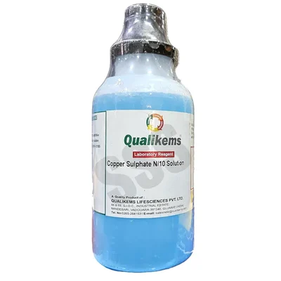 QUALIKEMS Copper Sulphate Solution N/10 500ML Laboratory Volumetric Reagent