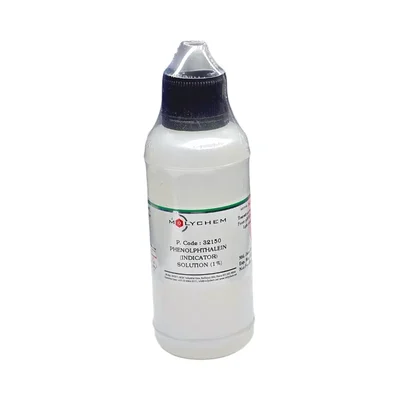 MOLYCHEM Phenolphthalein Solution pH 8.3-10.0 125ML Liquid Reagent