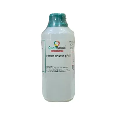 QUALIKEMS Platelet Counting Fluid 125ML Laboratory Hematology Reagent