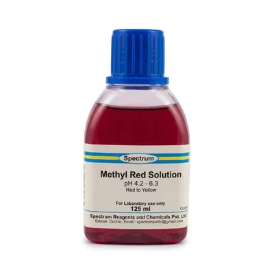 SPECTRUM METHYL RED SOLUTION 125ML Laboratory pH Indicator