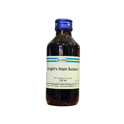 Spectrum Wright's Stain Solution 125ML Biological Hematology Stain
