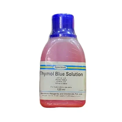 Spectrum 125mL Thymol Blue Indicator, Lab-Grade pH Reagent