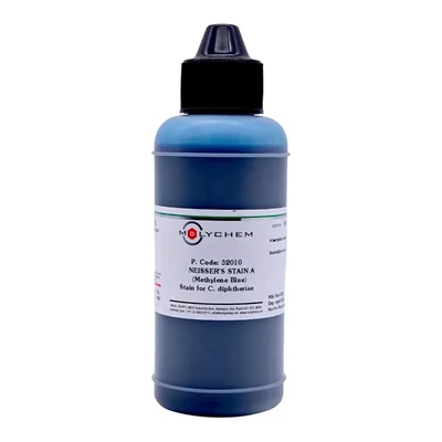 MOLYCHEM Neissers Stain A Methylene Blue Solution 125ml Dropper Bottle