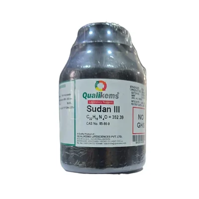 QUALIKEMS SUDAN III 25GM CAS NO 85-86-9 Laboratory Staining Powder