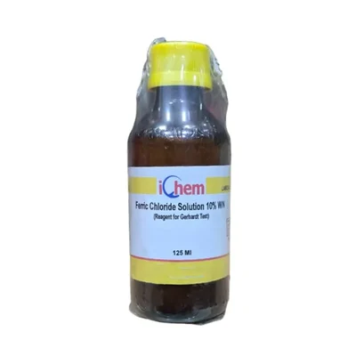 ICHEM Ferric Chloride Solution 10% W/V 125ml Laboratory Testing Reagent