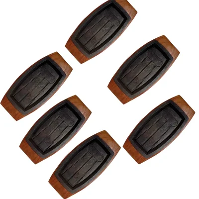 Pack of 6, 35cm Continental Sizzler Platter for Restaurants, Cafes and Fine Dining