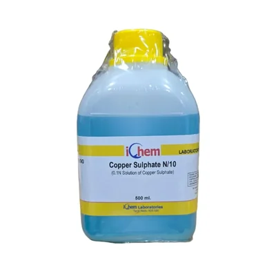 ICHEM Copper Sulphate Solution N/10 500ML Laboratory Volumetric Reagent