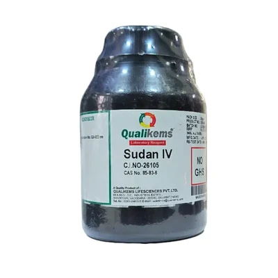 QUALIKEMS SUDAN IV 25GM CAS NO 85-83-6 Laboratory Staining Powder