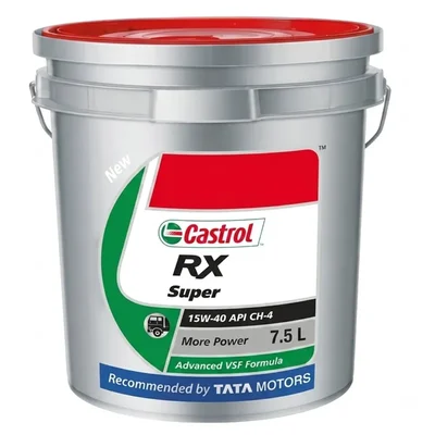 Castrol RX Super 15W-40 API CF-4 Commercial Diesel Engine Oil Anti-Wear Technology 7.5L Part No. 2343
