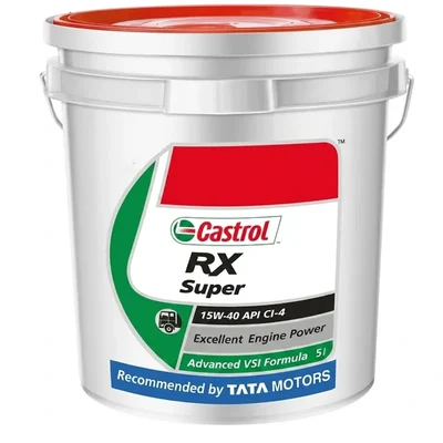 Castrol RX Super 15W-40 API CF-4 Commercial Diesel Engine Oil Anti-Wear Technology 5L Part No. 1610
