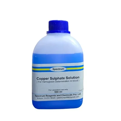 SPECTRUM Copper Sulphate Solution N/10 500ML Laboratory Volumetric Reagent