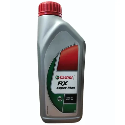 Castrol RX Super Max 15W-40 CH-4 Commercial Heavy Duty Diesel Engine Oil Anti Wear Protection 1L 408