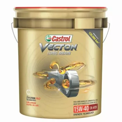 Castrol Vecton System Pro Technology 15W-40 CK-4 Heavy Duty Diesel Engine Oil Long Drain Performance 10L 5461