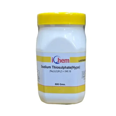 ICHEM Sodium Thiosulphate HYPO 500GM Assay 99% Min Laboratory Reagent