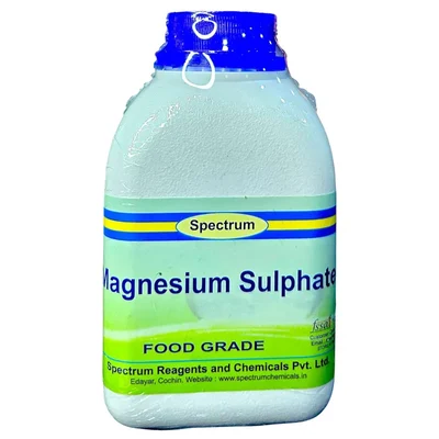 SPECTRUM Food Grade Magnesium Sulphate Heptahydrate 500GMS Mineral Additive