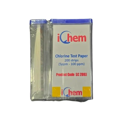 ICHEM Chlorine Test Paper 5-100PPM 200lfs Laboratory Water Testing