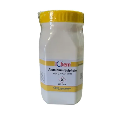 ICHEM LABORATORIES Aluminium Sulphate L.R 500GM Assay 98% Min