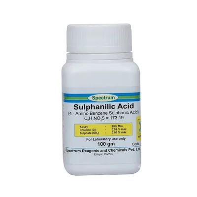 SPECTRUM SULPHANILIC ACID 99% 100GMS Laboratory Reagent