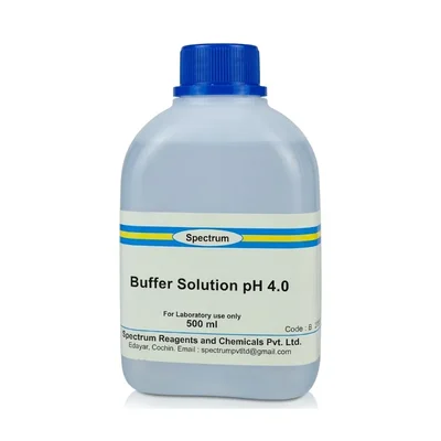 SPECTRUM Buffer Solution pH 4.0 500ML Laboratory Calibration Reagent