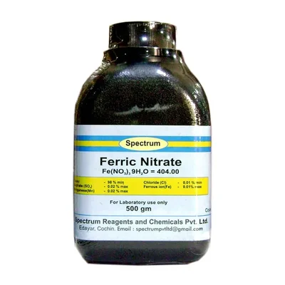 SPECTRUM FERRIC NITRATE 98% IRON III NITRATE 500GMS Laboratory Reagent