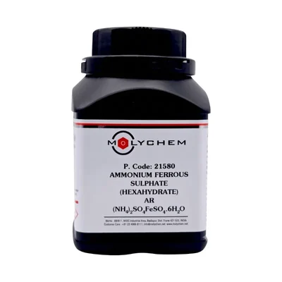 MOLYCHEM Ammonium Ferrous Sulphate Hexahydrate Extrapure 500Gm AR 99%