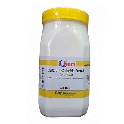 ICHEM Calcium Chloride Fused 500GM Assay 90% Min Laboratory Drying Agent