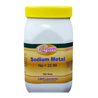 ICHEM SODIUM METAL 100GM Purity 99.98% Boiling Point 882.8C Lab Grade